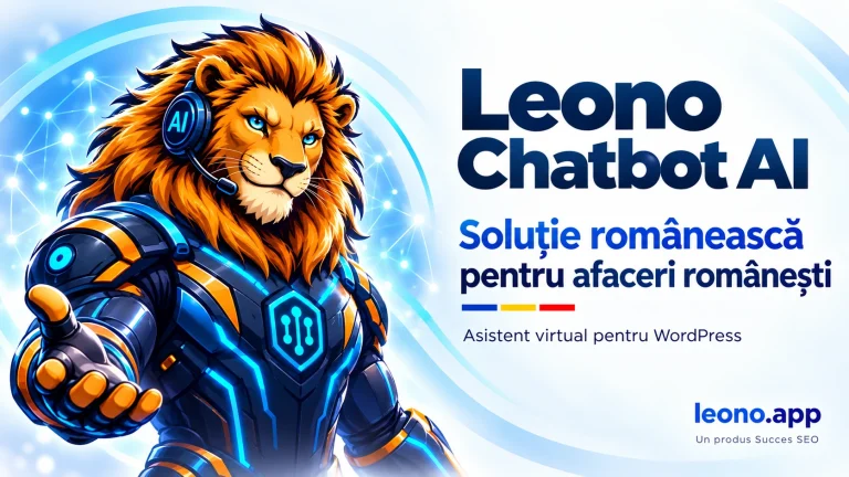 Mai multe comenzi, mai puține mesaje ratate: Leono AI Chat Bot pentru magazinele online Mai multe comenzi, mai puține mesaje ratate: Leono AI Chat Bot pentru magazinele online